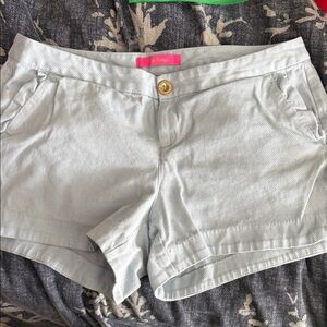 Lilly Pulitzer Light Gray Women Shorts